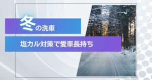 冬の洗車