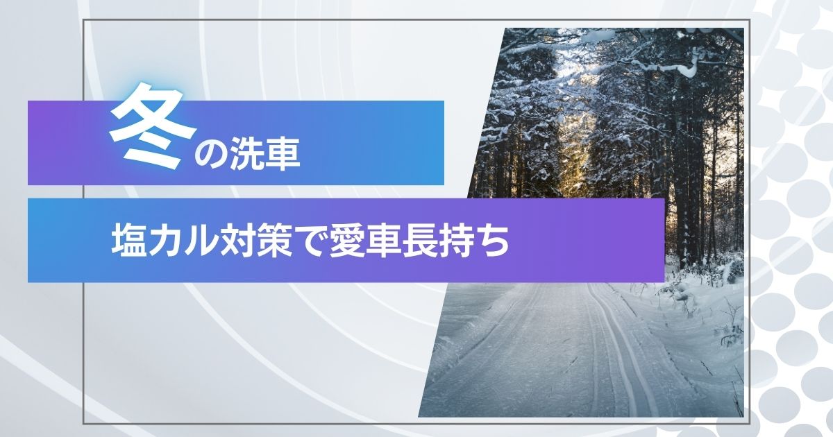 冬の洗車